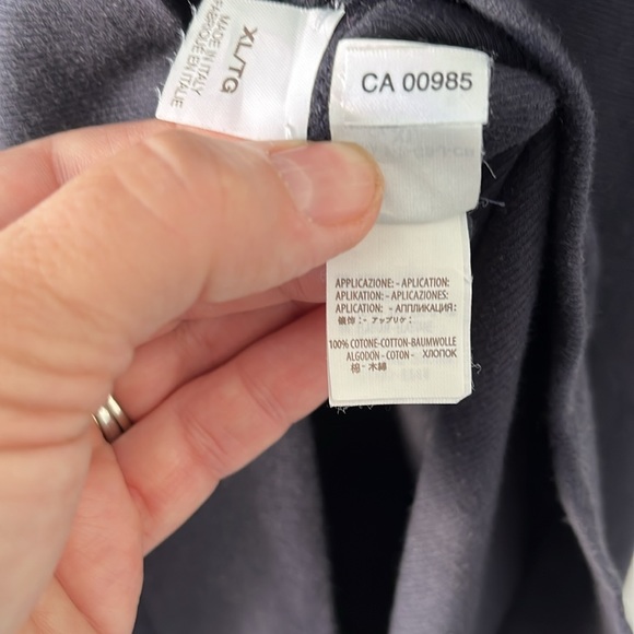 Brunello Cucinelli cotton draped long sleeves dress size XL - Picture 10 of 15